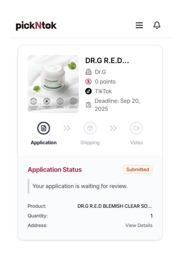 Your application has been submitted and is currently under review by our team.